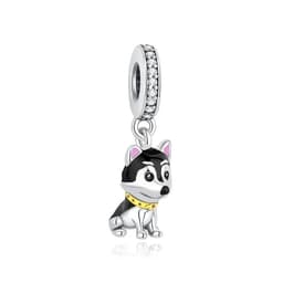 image-Original 925 Sterling Silver Charms Love Pets Dog Cat Paw Print Pendant Beads Fit Brand Bracelets Necklaces Women DIY Jewelry