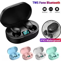 image-E6S Wireless Bluetooth Earphones TWS Bluetooth Headset Wireless Earbuds Noise Cancelling Earphones with Microphone Headphones