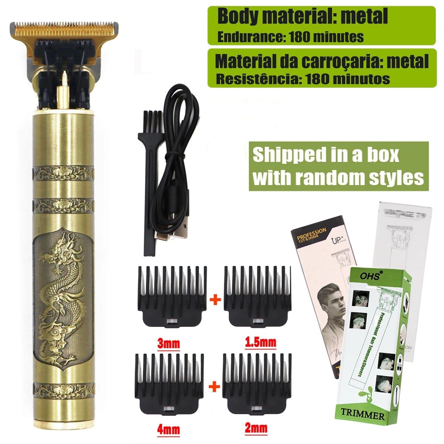 image-T9 Cordless Electric Hairber Shaver Hair Trimer Home Appliances Travel Barber Razors Shaving Machine for Men Trimmer Man