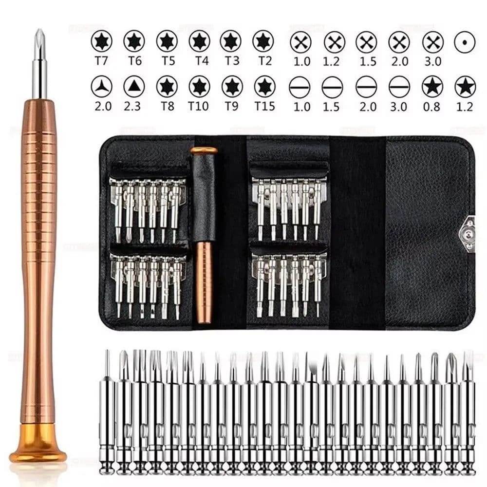 image-Precision Screwdriver Set, Laptop Tool Kit, 152/25 in 1 Professional Computer Screwdriver Repair Kit T5 T6 Torx Screwdriver