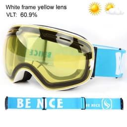 image-UV400 Double Layers Anti-fog Ski Goggles Lens Ski Mask Glasses Skiing Snow Snowboard Eyewear Mirror Polarize Goggles for Men