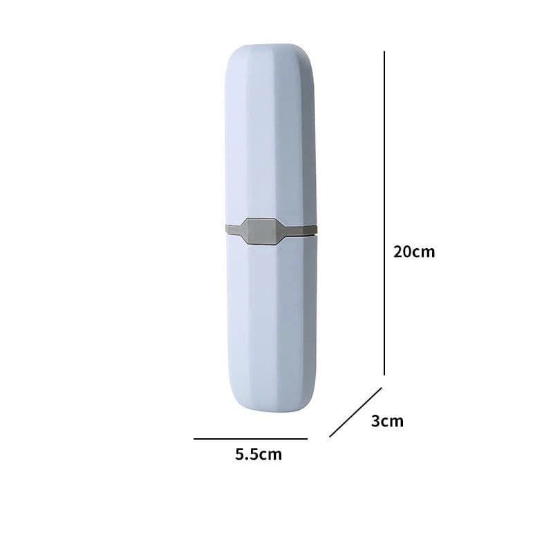 image-Portable Toothpaste Toothbrush Protect Holder Case Travel Camping Storage Box Protect Toothbrush Toothpaste from Dirt and Damage