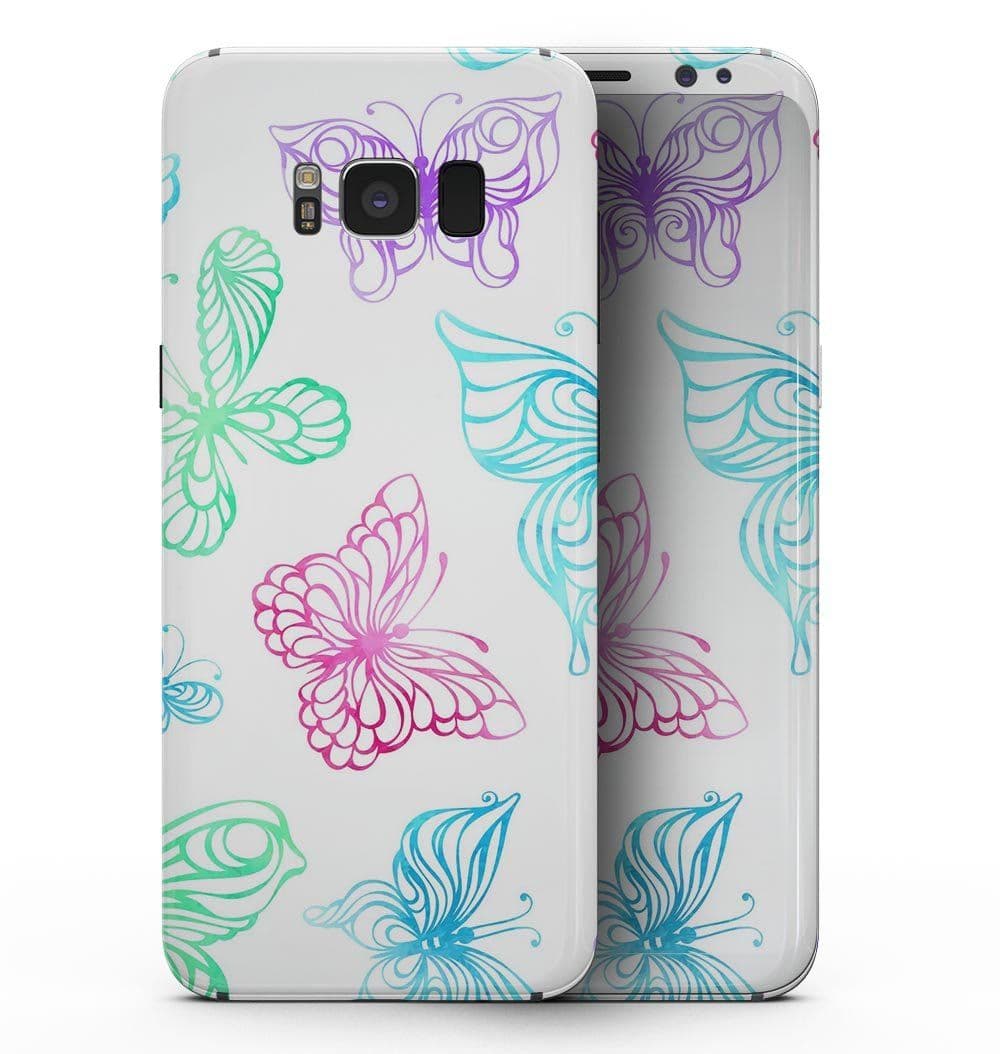 image-Vivid Vector Butterflies - Samsung Galaxy S8 Full-Body Skin Kit