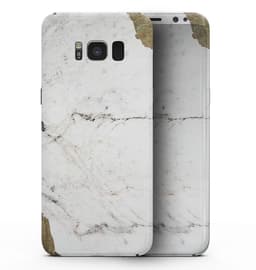 image-Gold Foiled Marble v2 - Samsung Galaxy S8 Full-Body Skin Kit