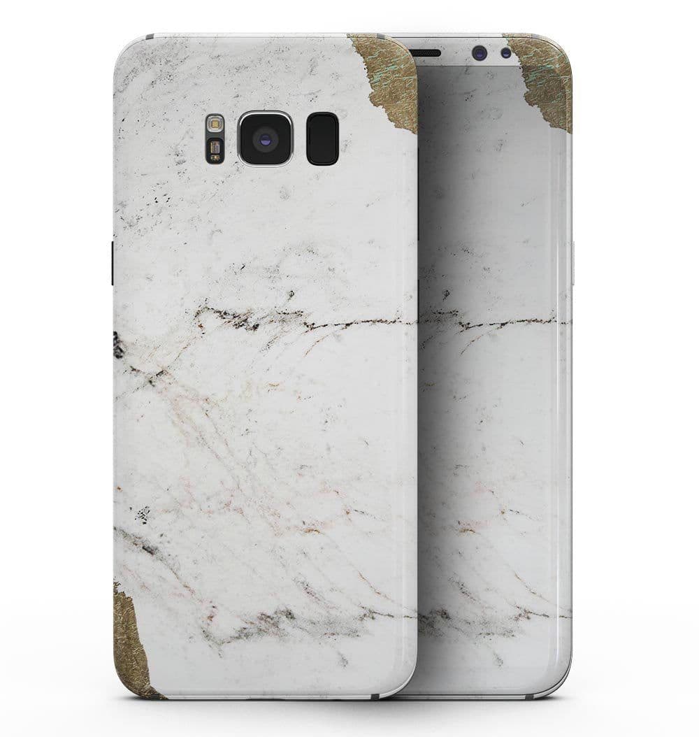 image-Gold Foiled Marble v2 - Samsung Galaxy S8 Full-Body Skin Kit