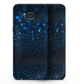 image-50 Shades of Unflocused Blue - Samsung Galaxy S8 Full-Body Skin Kit