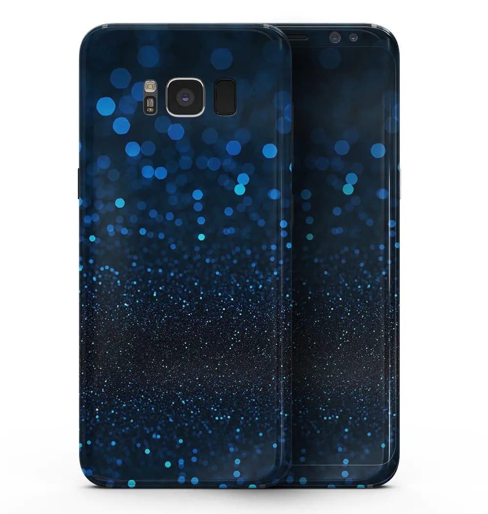 image-50 Shades of Unflocused Blue - Samsung Galaxy S8 Full-Body Skin Kit