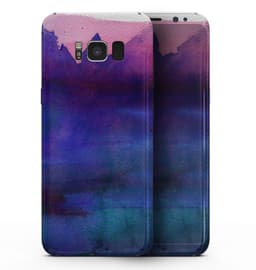 image-Dark Absorbed Watercolor Texture - Samsung Galaxy S8 Full-Body Skin