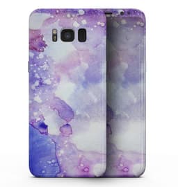image-Blue 4 Absorbed Watercolor Texture - Samsung Galaxy S8 Full-Body Skin