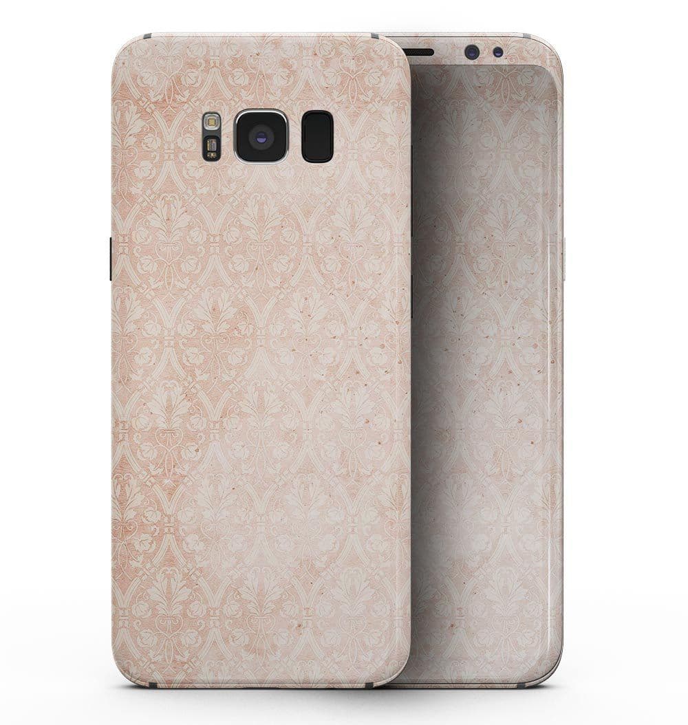image-Grunge Tangerine Pattern Of Royalty - Samsung Galaxy S8 Full-Body Skin