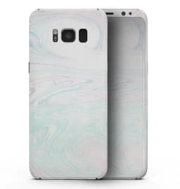 image-Light Mixtured Textured Marble - Samsung Galaxy S8 Full-Body Skin Kit
