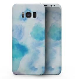 image-Blue 98 Absorbed Watercolor Texture - Samsung Galaxy S8 Full-Body Skin