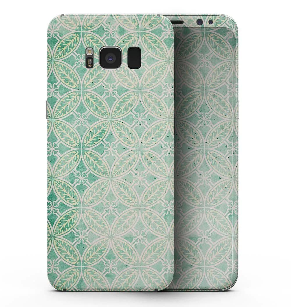 image-Faded Blue and Green Overlapping CIrcles - Samsung Galaxy S8 Full-Body
