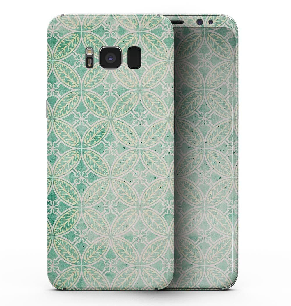 image-Faded Blue and Green Overlapping CIrcles - Samsung Galaxy S8 Full-Body