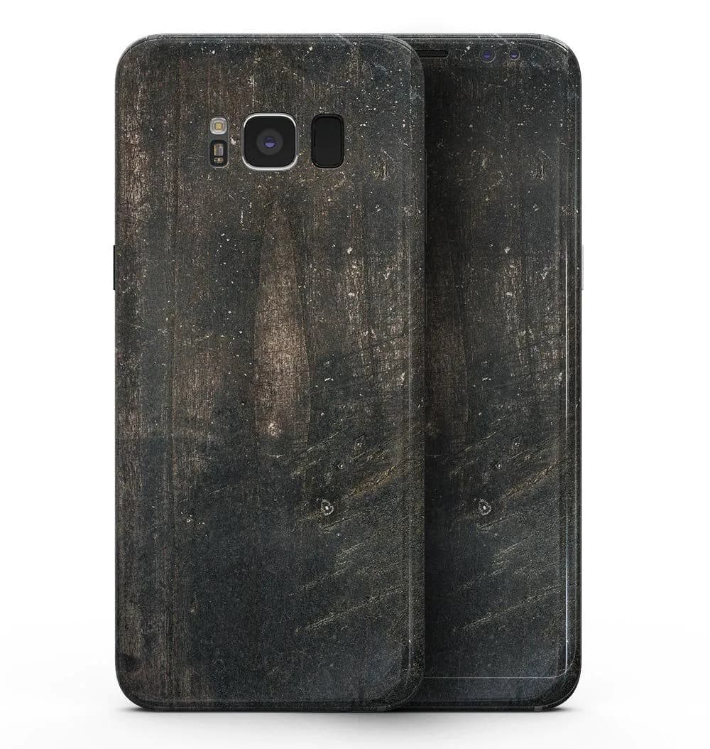 image-Grungy Scratched Woodgrain Surface - Samsung Galaxy S8 Full-Body Skin