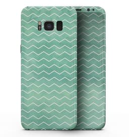 image-Green Watercolor Chevron - Samsung Galaxy S8 Full-Body Skin Kit