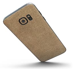 image-Brown Cork Surface - Full Body Skin-Kit for the Samsung Galaxy S7 or