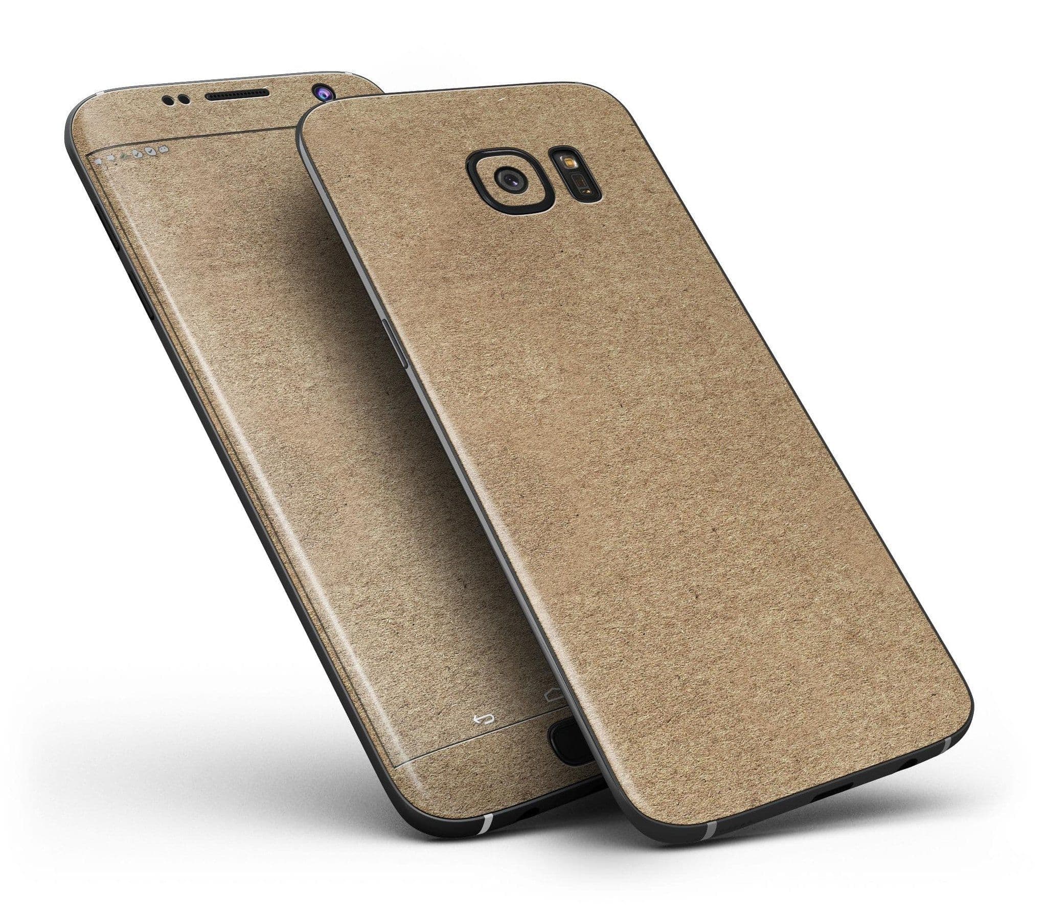 image-Brown Cork Surface - Full Body Skin-Kit for the Samsung Galaxy S7 or