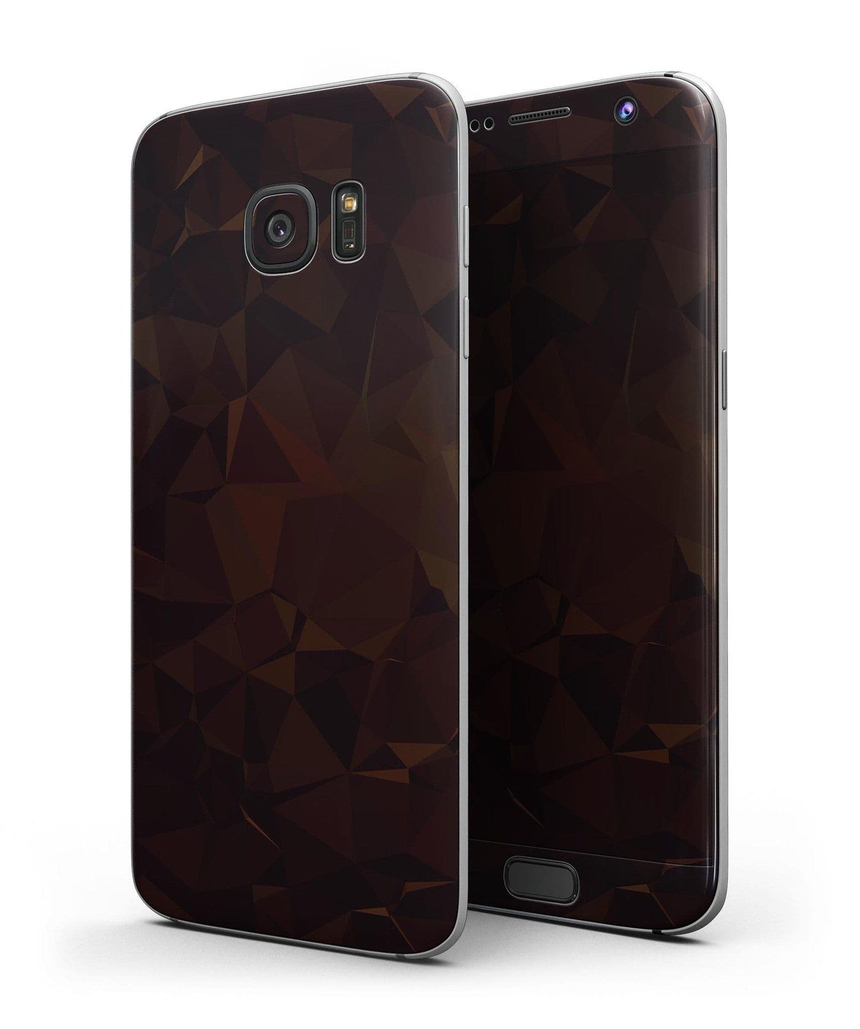 image-Dark Copper Abstract Geometric Shapes - Full Body Skin-Kit for the