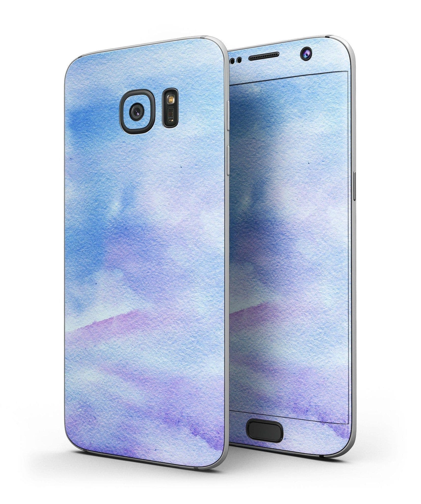 image-Blue & Green Watercolor Swirl - Full Body Skin-Kit for the Samsung