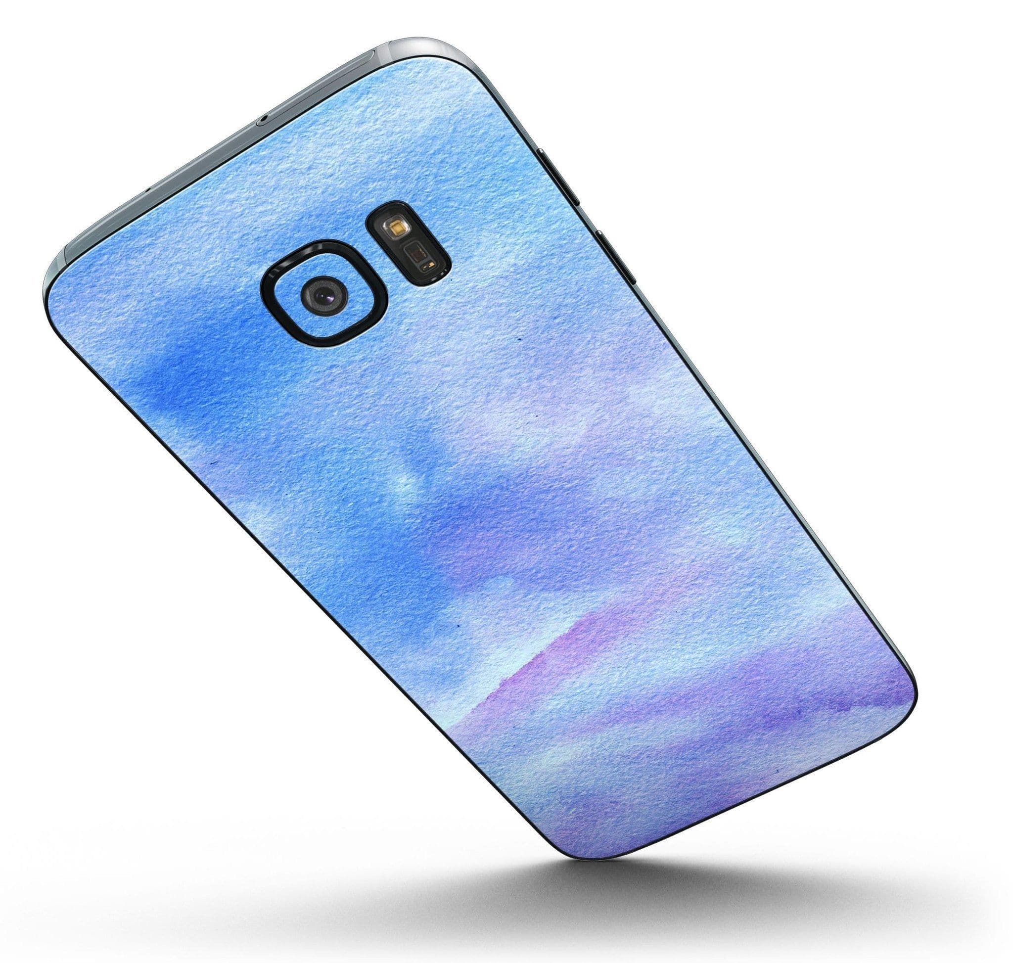 image-Blue & Green Watercolor Swirl - Full Body Skin-Kit for the Samsung
