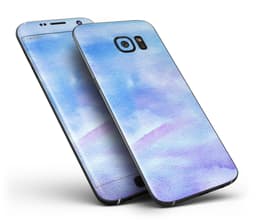 image-Blue & Green Watercolor Swirl - Full Body Skin-Kit for the Samsung