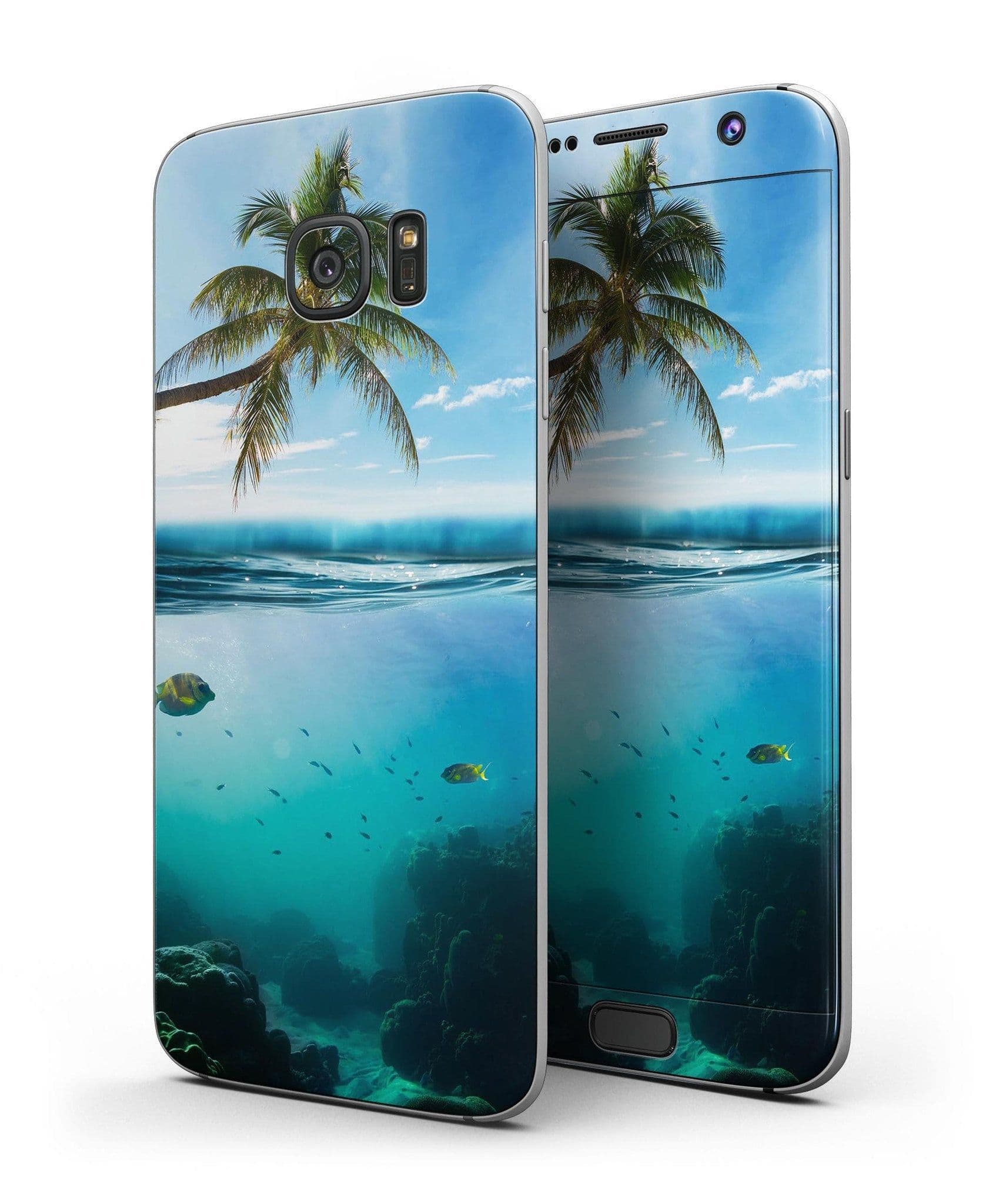 image-Underwater Reef - Full Body Skin-Kit for the Samsung Galaxy S7 or S7
