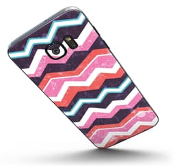 image-Jagged Colorful Chevron - Full Body Skin-Kit for the Samsung Galaxy S7