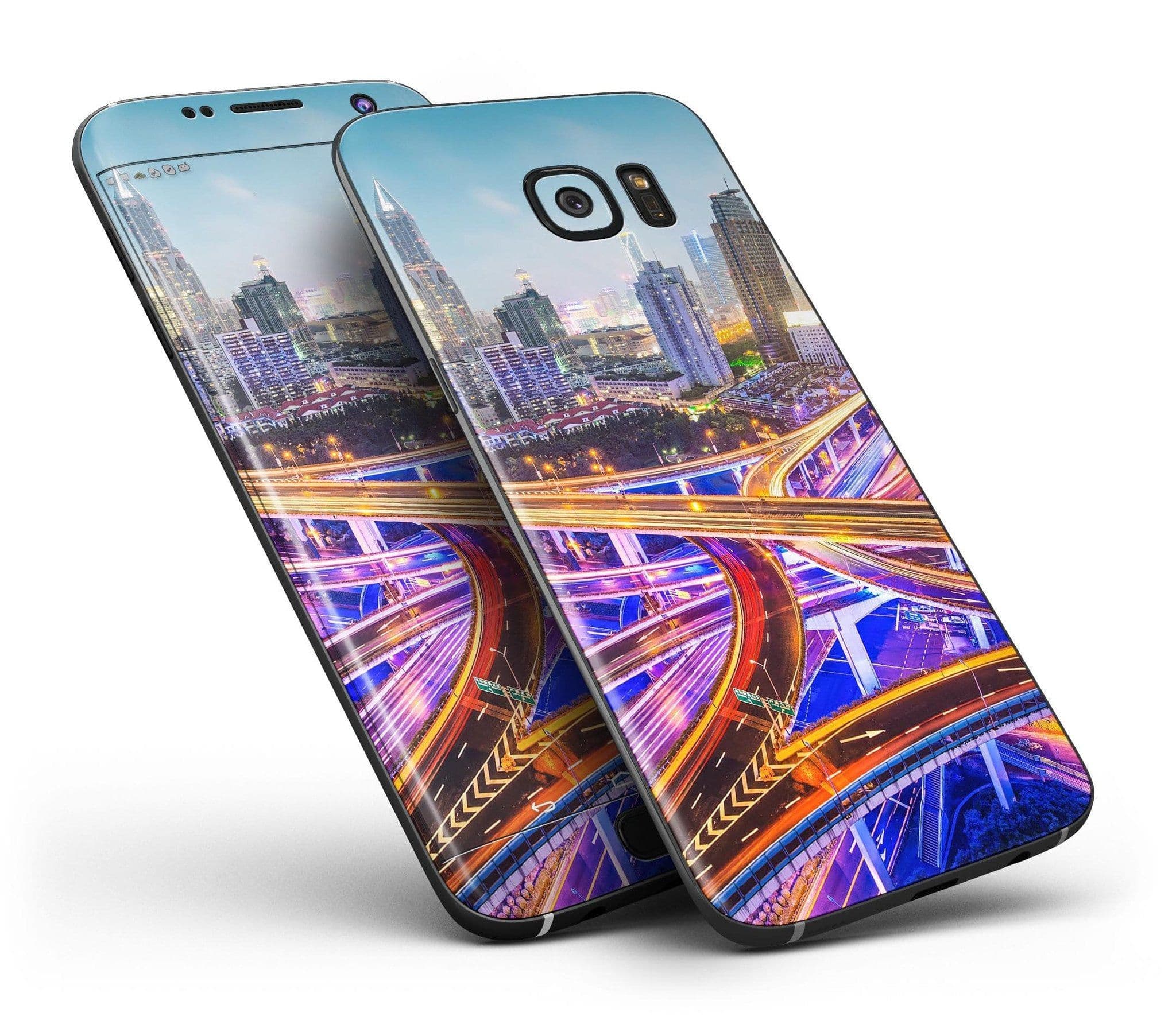 image-Shanghia City Life - Full Body Skin-Kit for the Samsung Galaxy S7 or