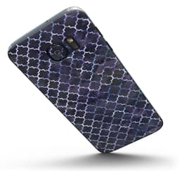 image-Deep Purple Watercolor Quatrefoil - Full Body Skin-Kit for the Samsung