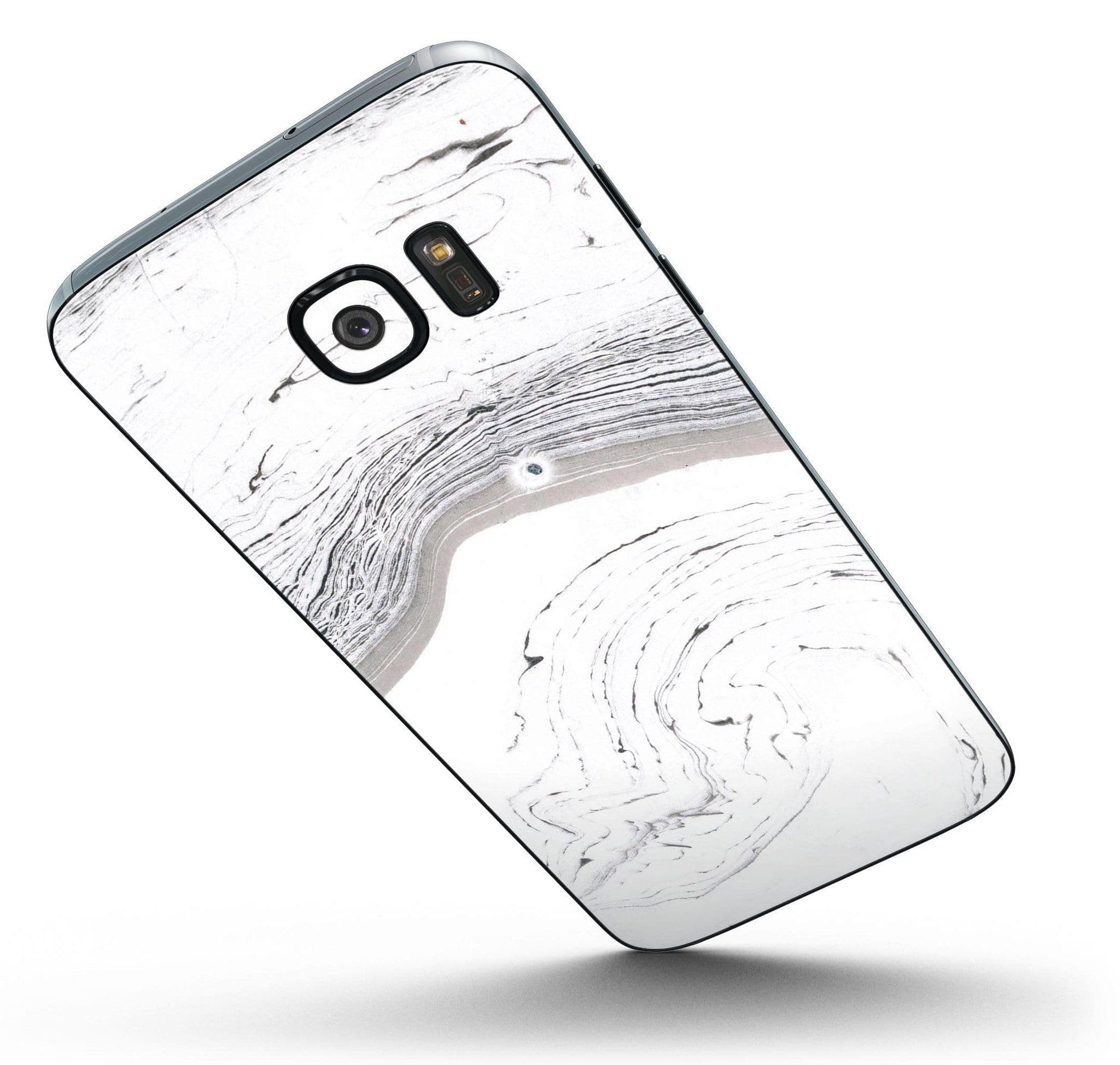 image-Gray 47 Textured Marble - Full Body Skin-Kit for the Samsung Galaxy S7