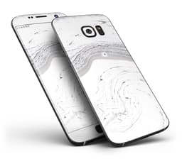 image-Gray 47 Textured Marble - Full Body Skin-Kit for the Samsung Galaxy S7