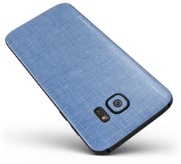 image-Cobalt Scratched Fabric Surface - Full Body Skin-Kit for the Samsung