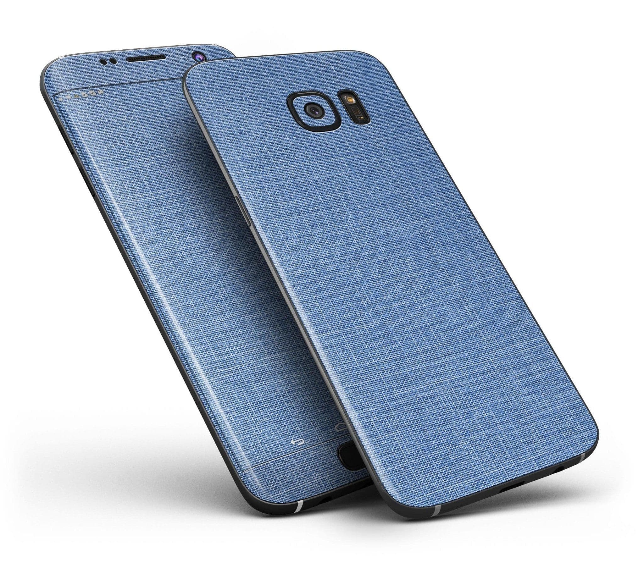 image-Cobalt Scratched Fabric Surface - Full Body Skin-Kit for the Samsung