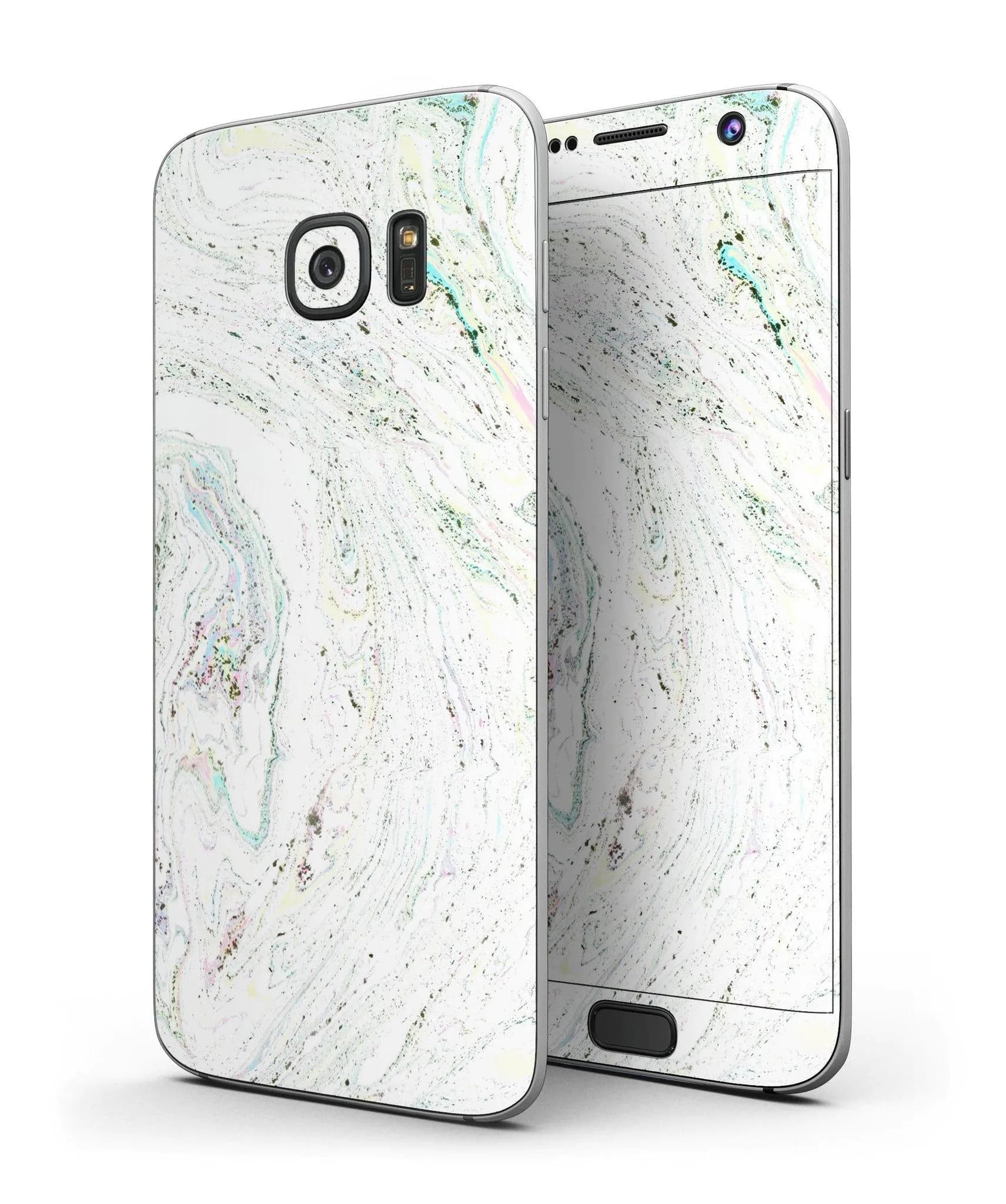 image-Dotted Mixtured Textured Marble - Full Body Skin-Kit for the Samsung