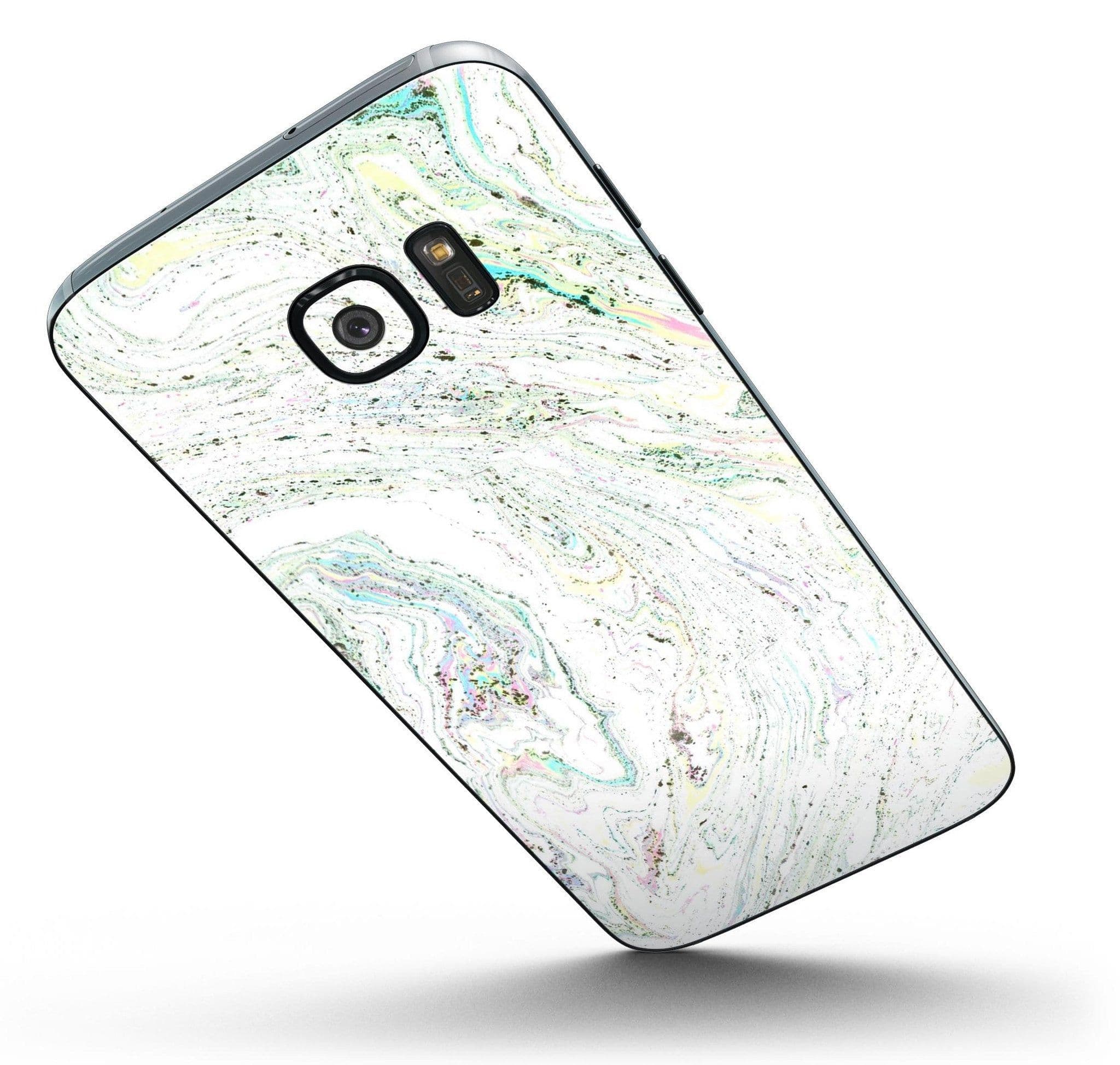 image-Dotted Mixtured Textured Marble - Full Body Skin-Kit for the Samsung
