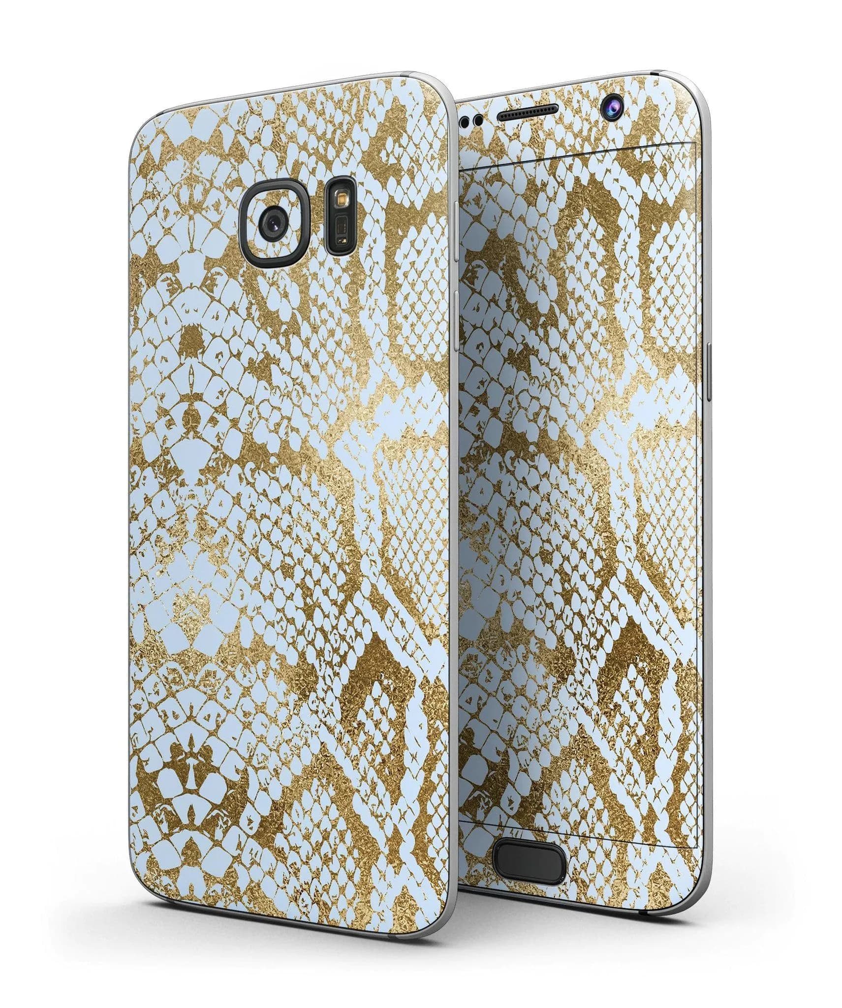 image-Gold Flaked Animal Laced - Full Body Skin-Kit for the Samsung Galaxy