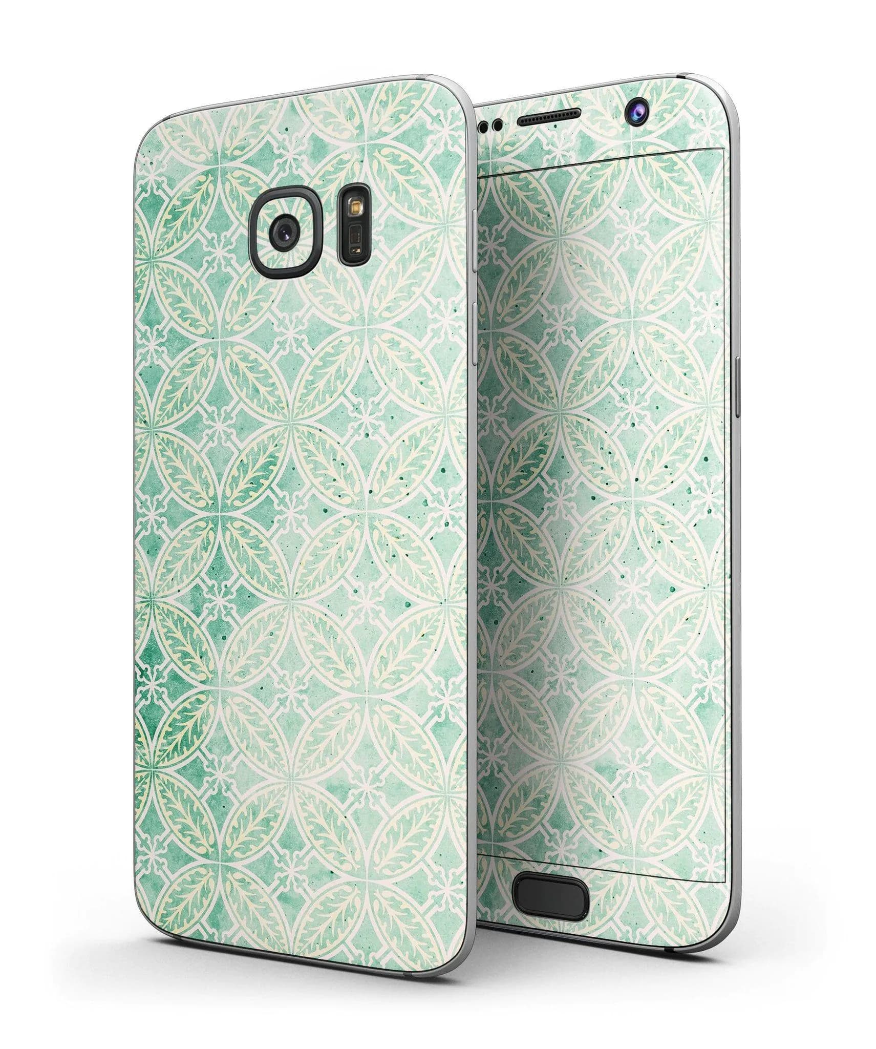 image-Faded Blue and Green Overlapping CIrcles - Full Body Skin-Kit for the