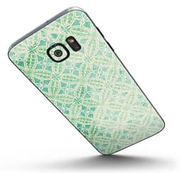 image-Faded Blue and Green Overlapping CIrcles - Full Body Skin-Kit for the
