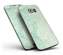 image-Faded Blue and Green Overlapping CIrcles - Full Body Skin-Kit for the
