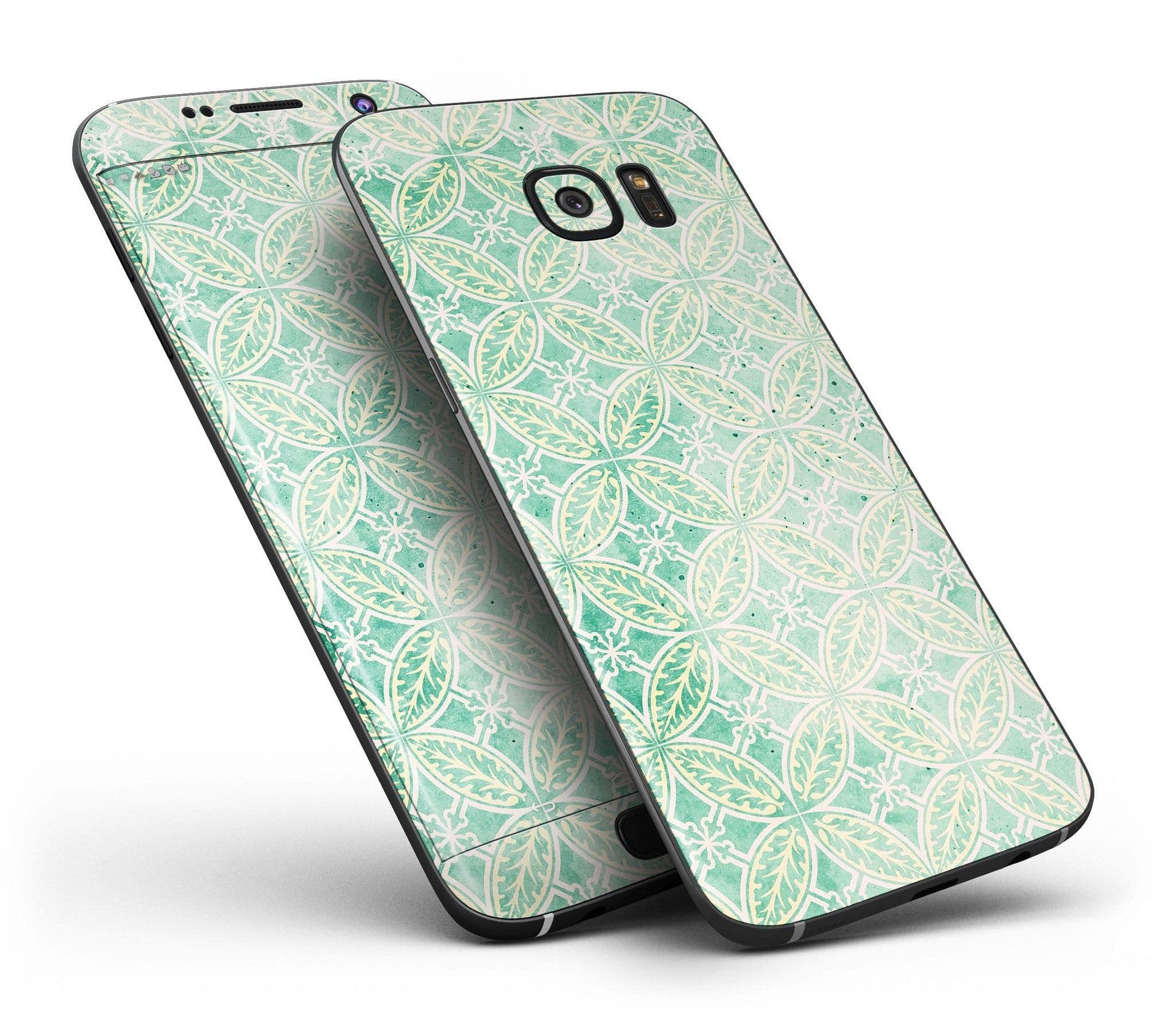 image-Faded Blue and Green Overlapping CIrcles - Full Body Skin-Kit for the