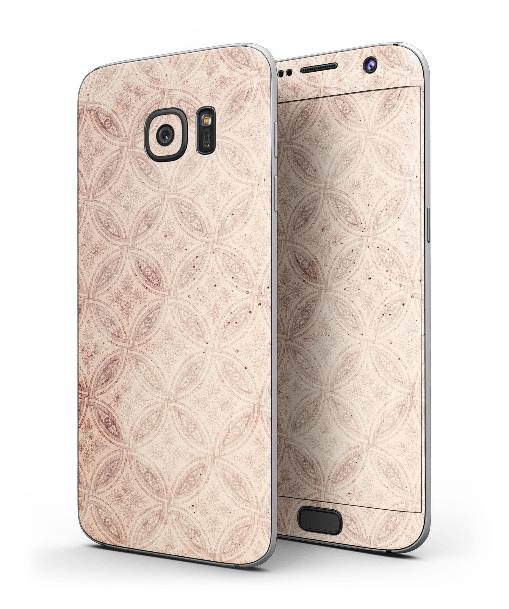 image-Faded Maroon Overlapping Circles - Full Body Skin-Kit for the Samsung