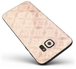 image-Faded Maroon Overlapping Circles - Full Body Skin-Kit for the Samsung