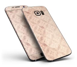 image-Faded Maroon Overlapping Circles - Full Body Skin-Kit for the Samsung