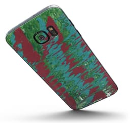 image-Abstract Wet Paint Mint Green to Red - Full Body Skin-Kit for the