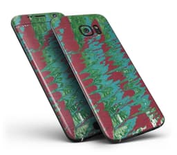 image-Abstract Wet Paint Mint Green to Red - Full Body Skin-Kit for the