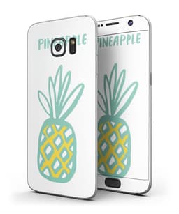 image-Bold Mint Pineapple - Full Body Skin-Kit for the Samsung Galaxy S7 or