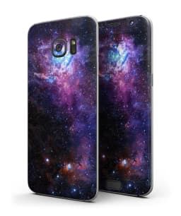 image-Glowing Deep Space - Full Body Skin-Kit for the Samsung Galaxy S7 or