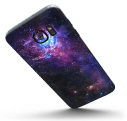 image-Glowing Deep Space - Full Body Skin-Kit for the Samsung Galaxy S7 or