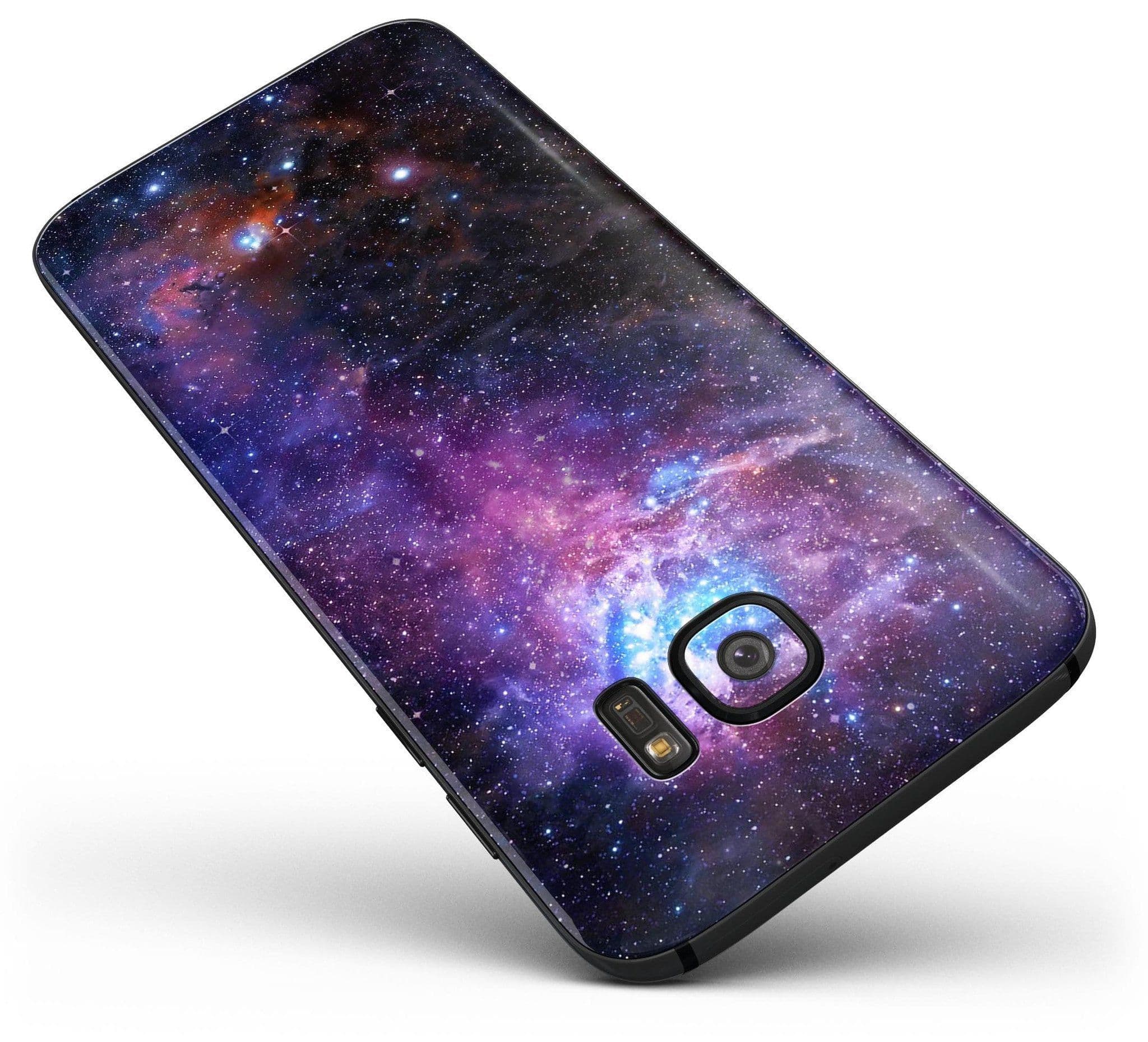 image-Glowing Deep Space - Full Body Skin-Kit for the Samsung Galaxy S7 or